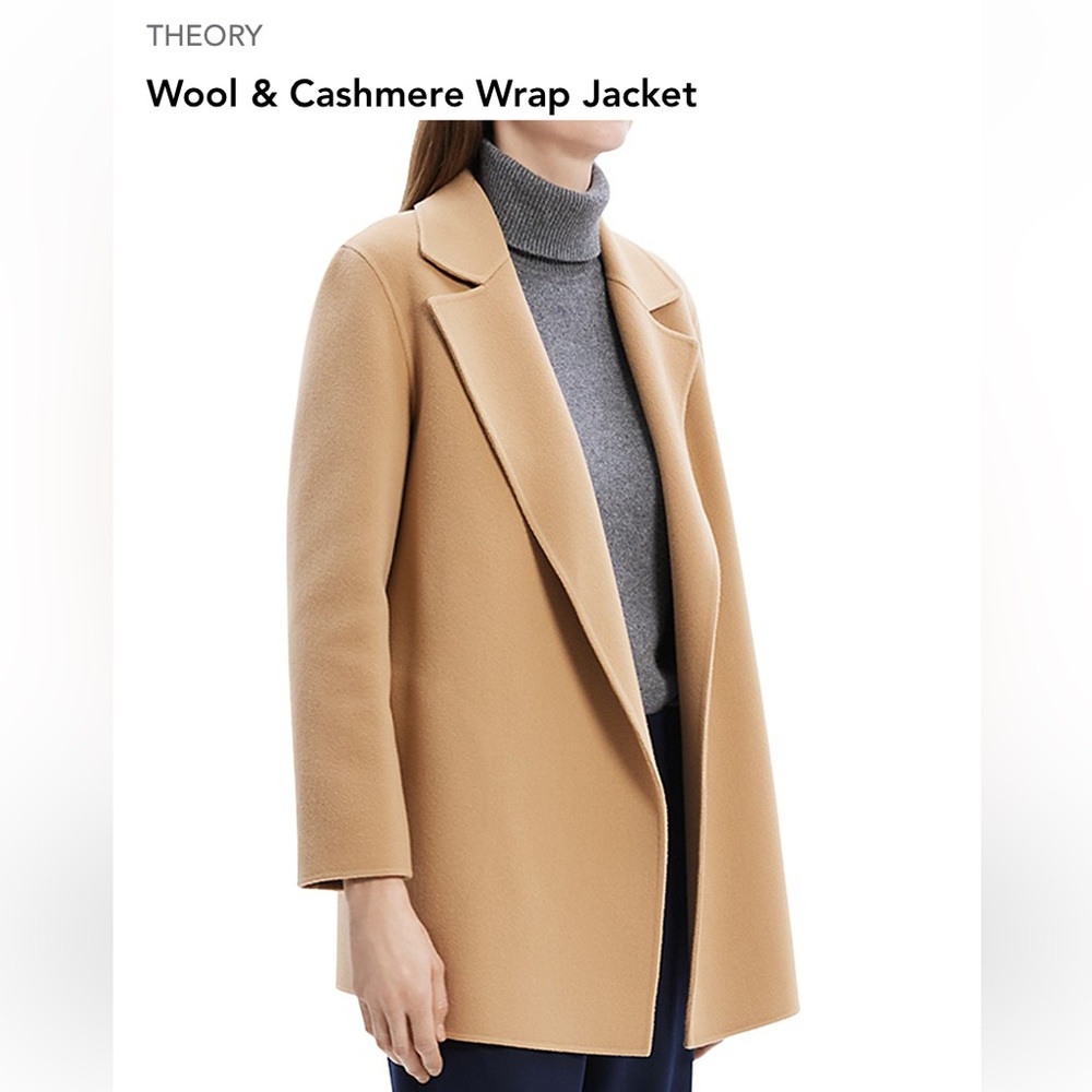 Theory Cashmere & Wool Car Coat
